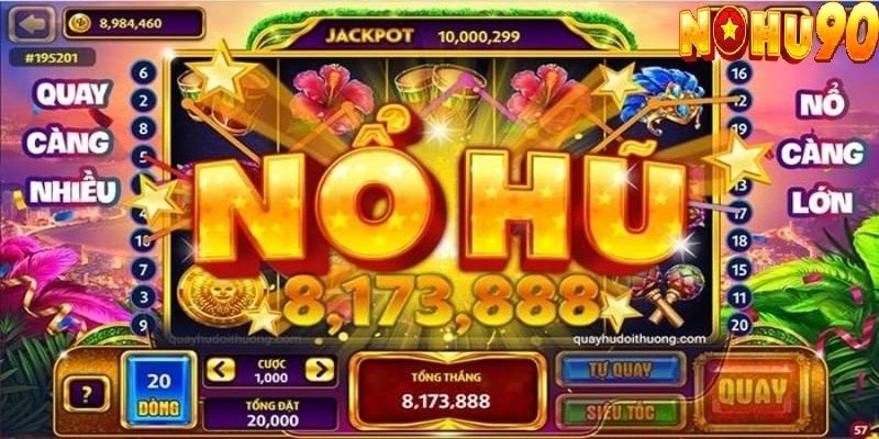 Game nổ hũ trở nên quen thuộc và chứng minh được sức hút tại Nohu90